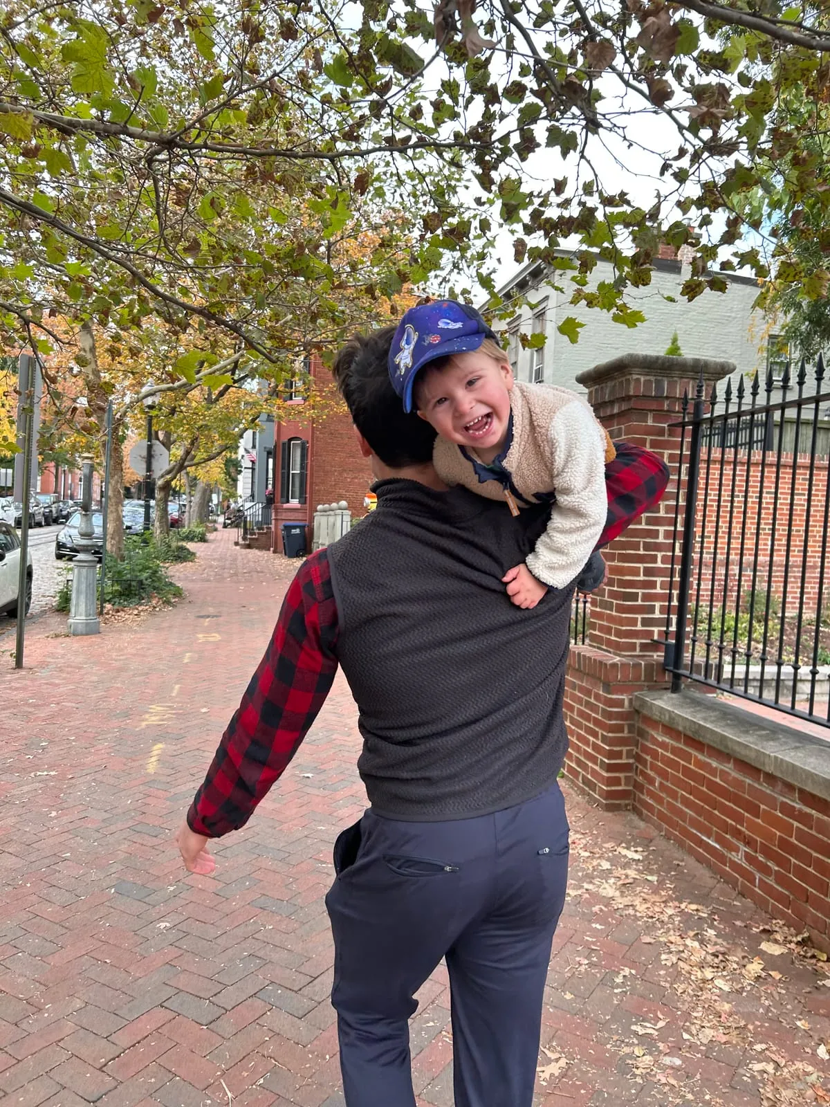 George being carried